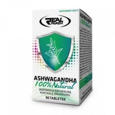 Real Pharm Ashwagandha 100%, 90 tabl.