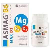 ASMAG B6 MAX D3 50 tabletek