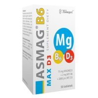 ASMAG B6 MAX D3 50 tabletek