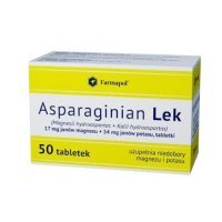 ASPARAGINIAN LEK 50 tabletek magnez i potas