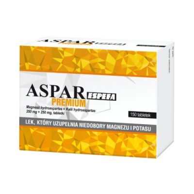 Aspar Espefa Premium 250 mg + 250 mg, 150 tabletek