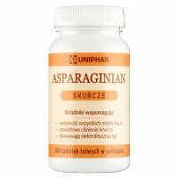 ASPARAGINIAN Magnezu Potasu 100 tabletek, niedobór witamin