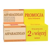 ASPARAGINIAN Magnezu Potasu 100 tabletek
