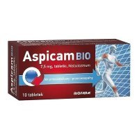 Aspicam Bio 7,5 mg, 10 tabletek