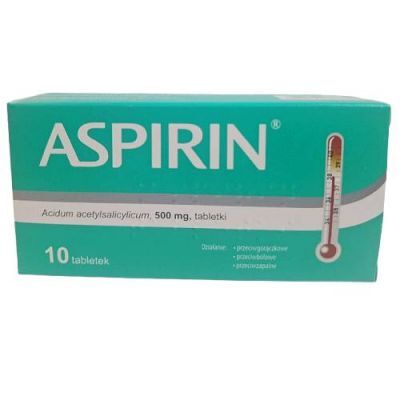 ASPIRIN 500 mg, 10 tabletek (INPHARM)