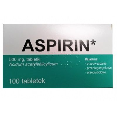 ASPIRIN 500 mg 100 tabletek DELFARMA