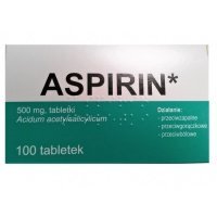 ASPIRIN 500 mg 100 tabletek DELFARMA