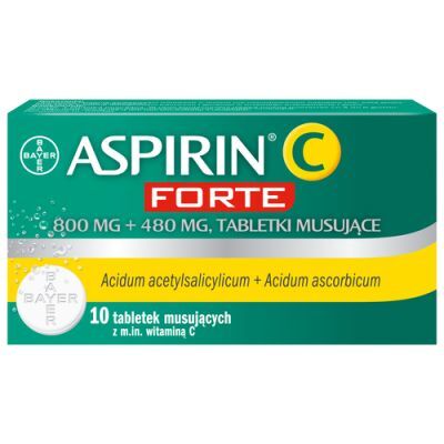 ASPIRIN C FORTE 10 tabletek musujących