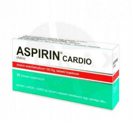 ASPIRIN CARDIO 100 mg 30 tabletek dojelitowych INPHARM