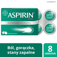 ASPIRIN PRO 500 mg  8 tabletek