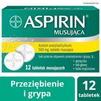 ASPIRIN MUSUJĄCA 12 tabletek musujących