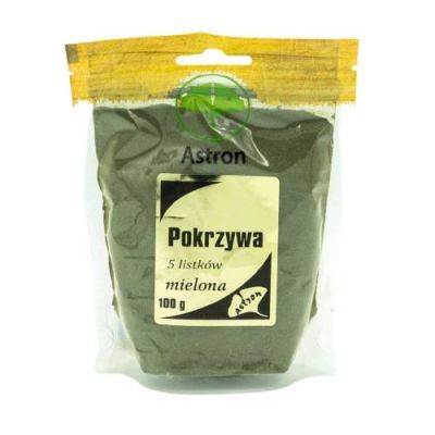 ASTRON Pokrzywa mielona liście, 100g