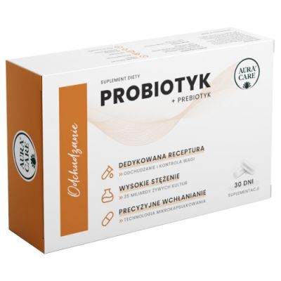Aura Care Odchudzanie Probiotyk + prebiotyk, 30 kaps.
