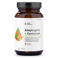 Aura Herbals Adaptogeny + Cordyceps, 60 kaps.