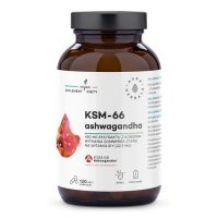 AURA HERBALS Ashwagandha KSM-66 Korzeń 450 mg 120 kapsułek