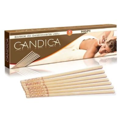 AURA HERBALS Candica Hopi świece do świecowania uszu 5 par