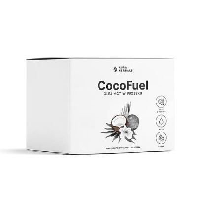 Aura Herbals CocoFuel Olej MCT w proszku, 30 sasz.