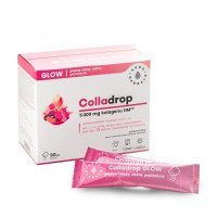 AURA HERBALS Colladrop Glow kolagen morski 5000 mg proszek 30 saszetek