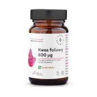 AURA HERBALS Kwas Foliowy 800 ug Quatrefolic 60 kapsułek