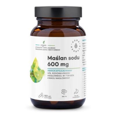AURA HERBALS Maślan sodu 600mg, 90kaps.