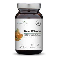 AURA HERBALS Pau D'Arco 500 mg ekstraktu z kory 60 kapsułek  DATA WAŻNOŚCI 10.03.2023