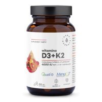 AURA HERBALS Witamina D3 4000IU + K2, 90 kapsułek