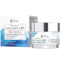 AVA Aqua Boost Collagen x10 Maska-krem na noc, 50 ml