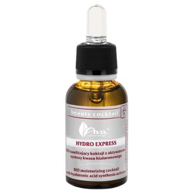 AVA Beauty Cocktail Hydro Express Bio nawilżający koktajl z aktywatorem syntezy kwasu hialuronowego, 30 ml