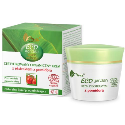 AVA ECO GARDEN certyfikowany organiczny krem z ekstraktem z pomidora 50 ml