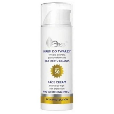 AVA Krem do twarzy nawilżający z wysoka ochrona przeciwsłoneczną SPF50 50 ml