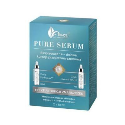 AVA PURE SERUM Ekspresowa 14-dniowa kuracja przeciwzmarszczkowa, 2x10ml