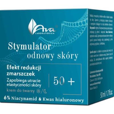 AVA Stymulator odnowy skóry Efekt redukcji zmarszczek Krem do twarzy na dzień i na noc, 50ml