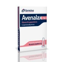 AVENALAX Glyceroli suppositoria czopki doodbytnicze 1g - 10 czopków