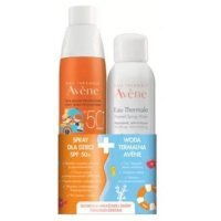 AVENE SUN CARE Spray dla dzieci SPF50 200 ml + AVENE Woda termalna 150 ml