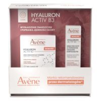Avene Zestaw Hyaluron Activ B3 Krem odbudowujący komórki, 50 ml + Korygujący krem pod oczy, 15 ml