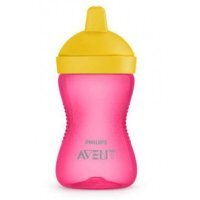 AVENT Kubek z twardym ustnikiem 18m+ 804/04 różowy- 300ml