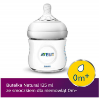 AVENT NATURAL 2.0 Butelka niemowlęca 125 ml 030/17