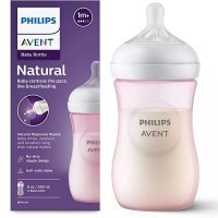 AVENT NATURAL Response Butelka antykolkowa dla niemowląt Różowa 260ml SCY903/11