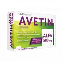 AVETIN ALFA 500mg 30 tabletek