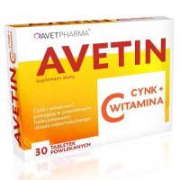 AVETIN Cynk + Witamina C 30 tabletek AVET PHARMA