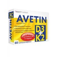 AVETIN D3 + K2 60 kapsułek