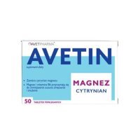 Avetin Magnez Cytrynian 50 tabletek powlekanych