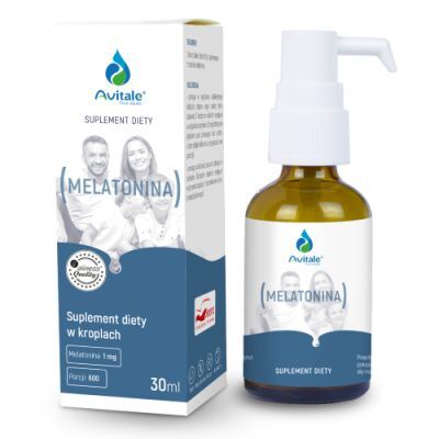 Avitale Melatonina 1 mg w kroplach, 30 ml