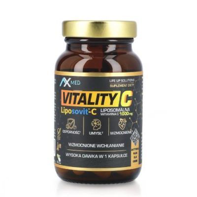 AX MED Vitality C Liposomalna Witamina C 1000 mg, 60 kapsułek