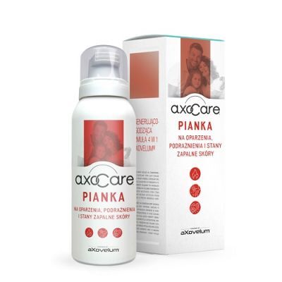 AxoCare Pianka na oparzenia, podrażnienia i stany zapalne skóry 85ml