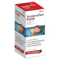 AXOPROFEN FORTE zawiesina 40 mg /ml 100 ml ze strzykawką doustną