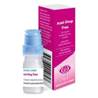 Azel-Drop Free Krople do oczu, 10 ml - lek przeciwhistaminowy