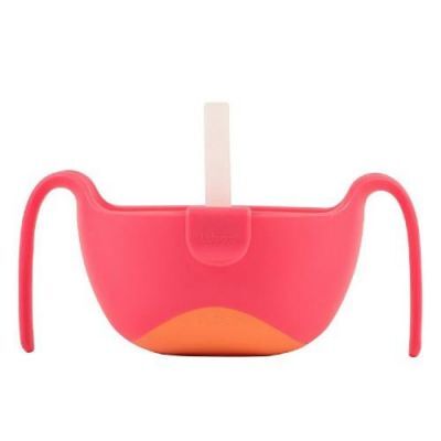 B.BOX Miseczka ze słomką Strawberry Shake, 1 sztuka