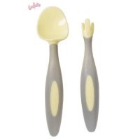 B.BOX Pierwsze sztućce BLW dla niemowląt Gelato Banana Split, 2 sztuki