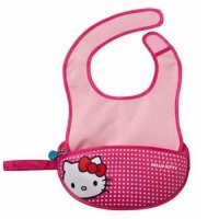 B.BOX Podróżny śliniak w saszetce - Hello Kitty - różowy